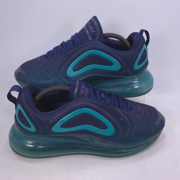 Nike Air Max 720 Athletic Lace Up Running Shoe Mens Size 9.5 AO2924-405 Blue - Picture 6 of 10